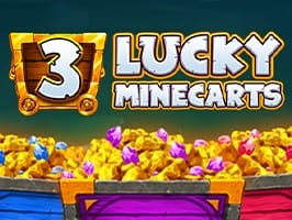 3 Lucky Minecarts Hold and Win game screenshot